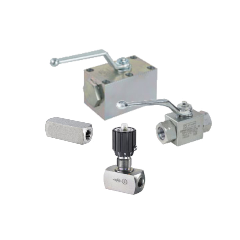 image: fittings, valves & pressure gauges